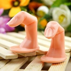 Practice Manicure Fingers Fake Training Fingers for Acrylic Nail Practice Finger