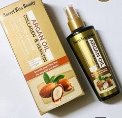 Argan Oil, Collagen And Keratin For Face And Body