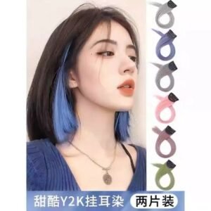 Colored Hair Extension – Ready-to-Install Y2K Hair Streaks – Multiple Colors Available