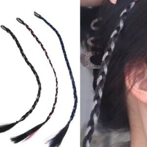 Braided Hair Extension – Ready-to-Wear Hair Braid Strands – Suitable for Kids & Adults