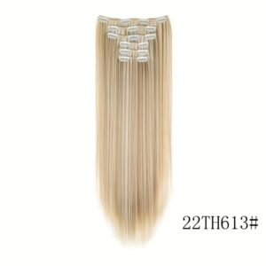 Synthetic Hair Clip In Hair Extensions 7Pcs/Set 24 Inch Long