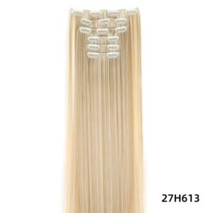 Synthetic Hair Clip In Hair Extensions 7Pcs/Set 24 Inch Long