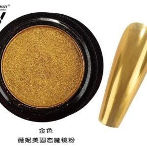 مجموعة بودرة أظافر كروم احترافية - تأثير بريق معدني لفن الأظافر