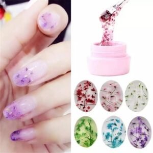 Flower Fairy Uv Gel Colorful Nail Polish Semi Transparent