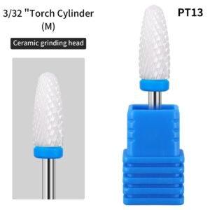 Ceramic Nail Drill Bit – Medium Grit 3/32 for Nail Care & Removal