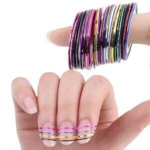Nail Striping Tape Line 10 Colors Nail Tape Striping Tape Line Nail Art Decoration Stickers