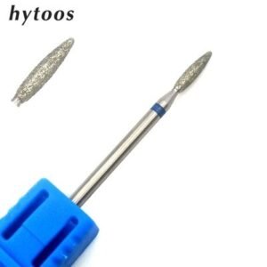 Diamond Cone Nail Drill Bit  Rotary Burr Stainless Steel Manicure Pedicure Tool