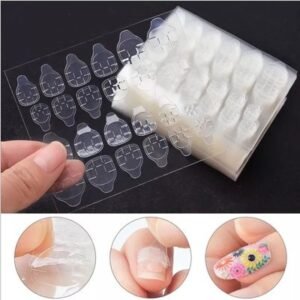 Waterproof Breathable Jelly Double Sided Adhesive Tabs Nail Glue Sticker