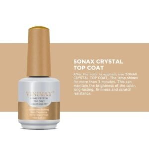 Vinimay Professional Sonax Crystal Top Coat UV/LED Soak Off Gel Polish 15m