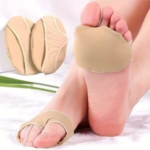 Forefoot Gel Pads Silicone Insoles for Shoes Metatarsal Pad Foot Breathable Shock Absorption Women Feet Pain Relief Shoe Cushion