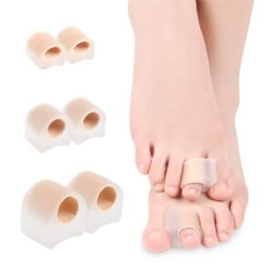 ZJchao Toe Separator with Ring Sleeve Closure, Bunion Toe Separator for Corns, Blisters, Ingrown Nails, Hammertoes