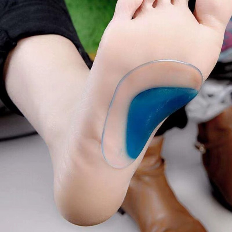 Silicone Orthopedic Insoles Flat Foot Arch Support Insert Pad Corrector Shoe Cushion Gel Valgus Correction Plantar Fasciitis Pad