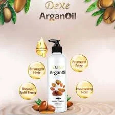 بلسم بزيت الأرجان لتغذية وترطيب الشعر – Dexe Argan Oil Hair Conditioner | نعومة ولمعان وتقليل الهيشان