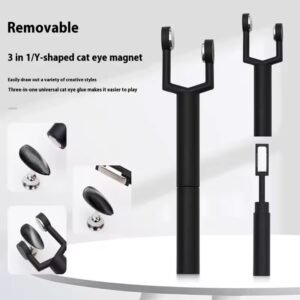 Magnet Stick 3 In 1 Y-shaped Cat Magnetic Double-head UV Gel Nail Art Strong Magnetic Multifunctional Nails Magnet Pen DIY