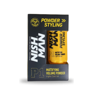 بودرة واكس لتكثيف وتصفيف الشعر نيش مان (Nishman Mattifying Volume Powder Wax P1) – 20 جم
