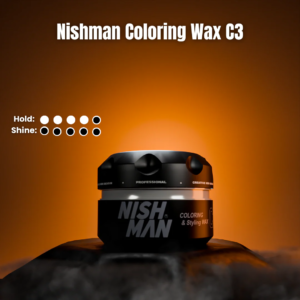 جل تصفيف الشعر الأسود نيش مان (Nishman Black Gel BG) بتغطية الشيب – تثبيت قوي – 300 مل