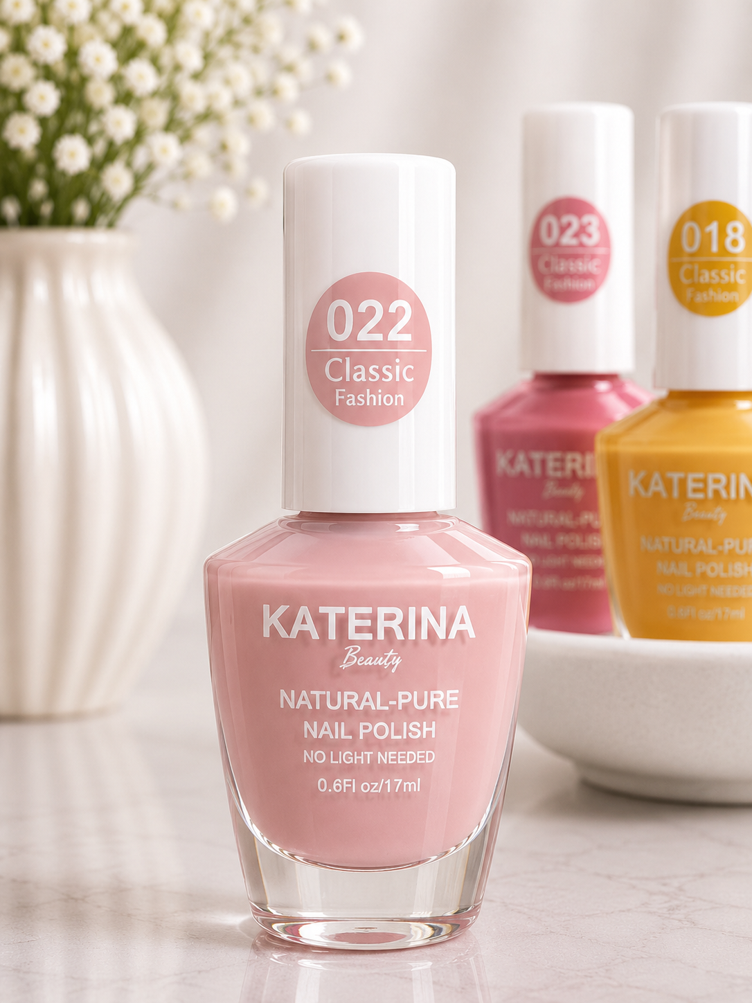 KATERINA Beauty Natural-Pure Nail Polish – Classic Fashion Collection (24 Colors) - Image 15