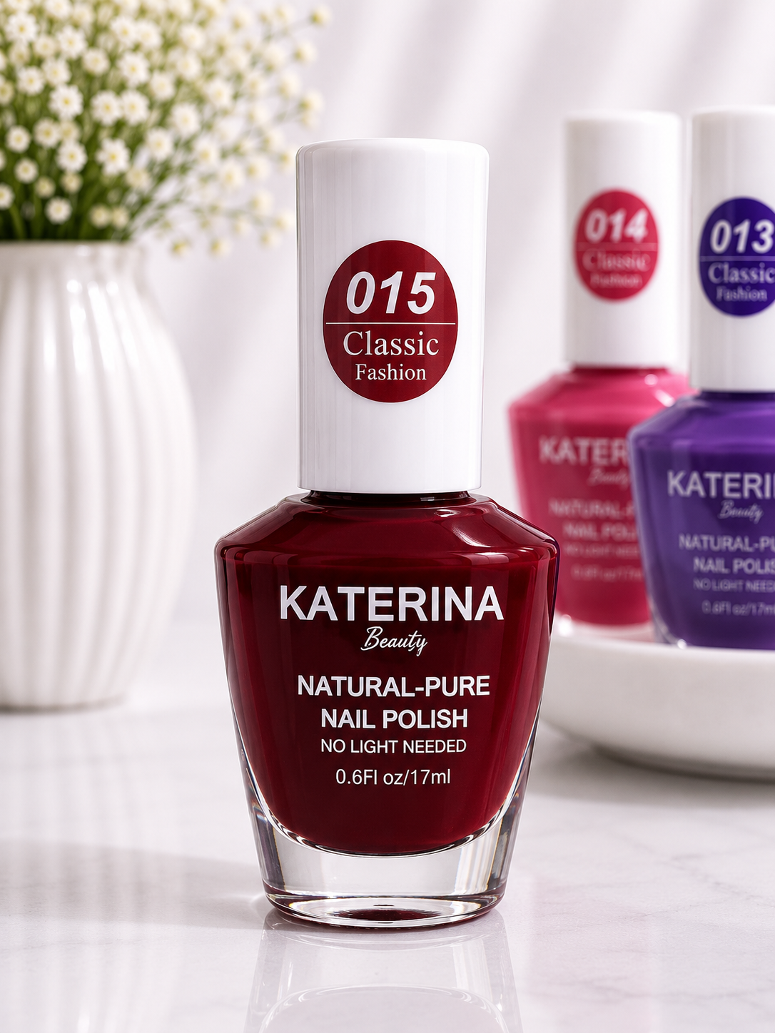KATERINA Beauty Natural-Pure Nail Polish – Classic Fashion Collection (24 Colors) - Image 14