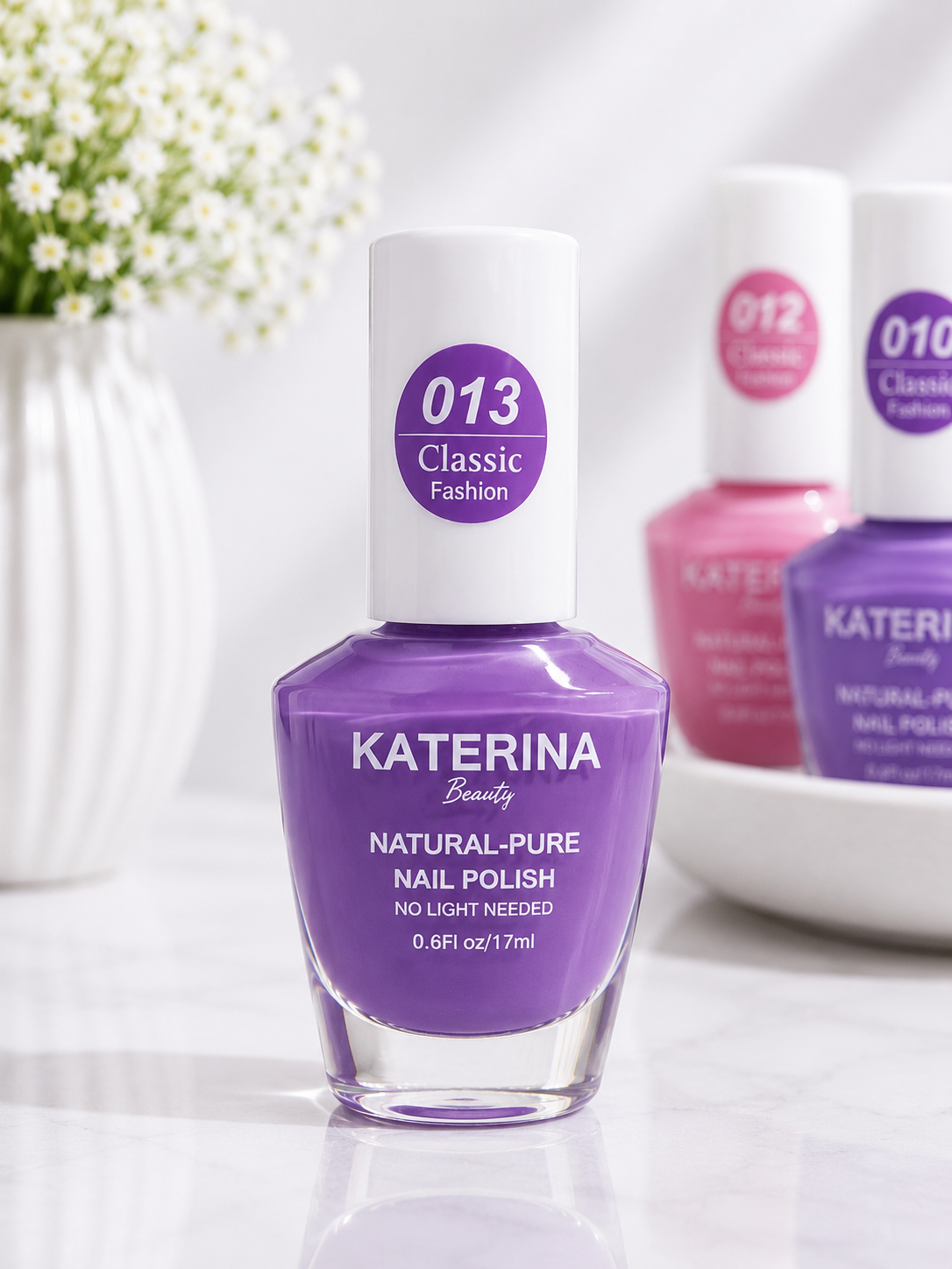 KATERINA Beauty Natural-Pure Nail Polish – Classic Fashion Collection (24 Colors) - Image 4