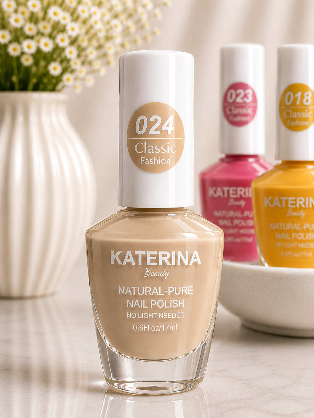 KATERINA Beauty Natural-Pure Nail Polish – Classic Fashion Collection (24 Colors) - Image 22