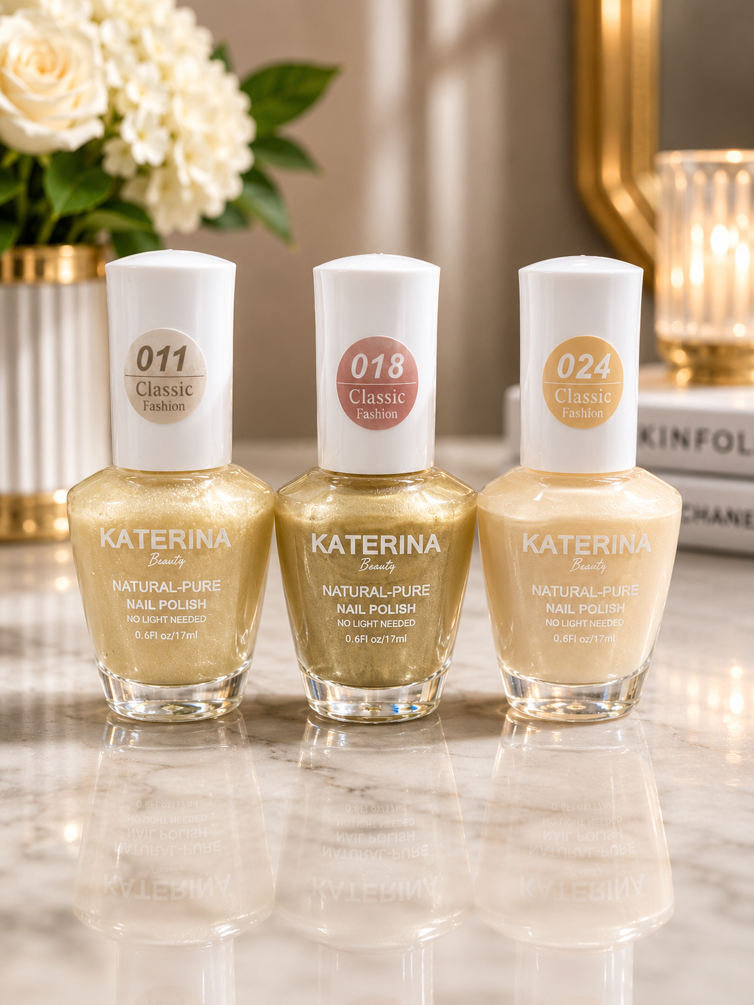KATERINA Beauty Natural-Pure Nail Polish – Classic Fashion Collection (24 Colors) - Image 10