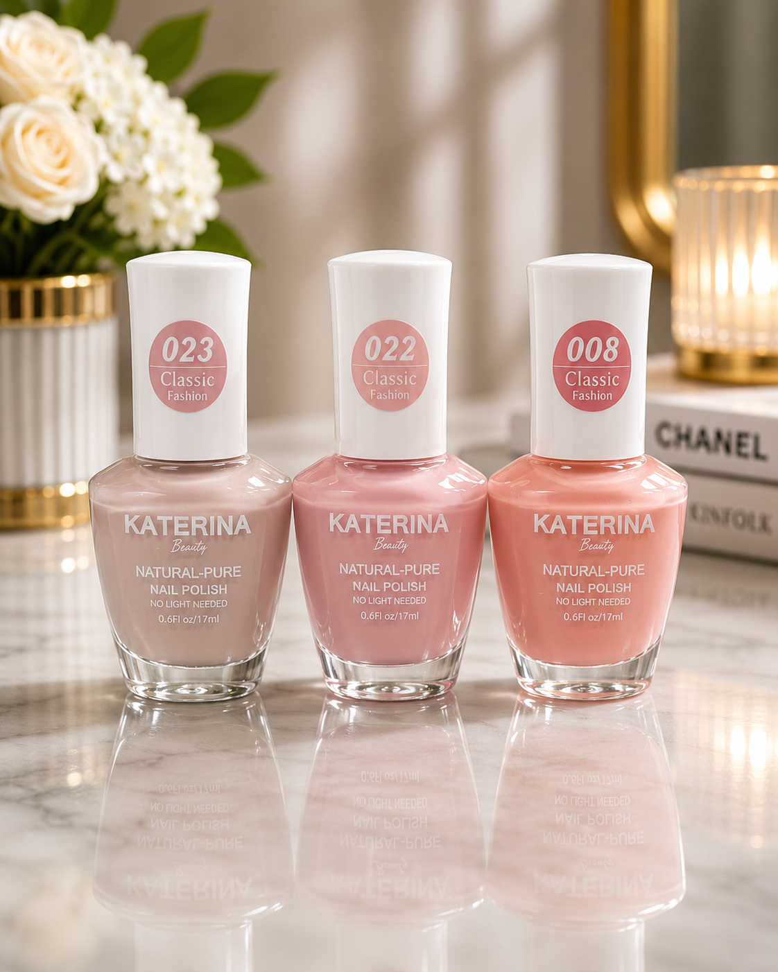KATERINA Beauty Natural-Pure Nail Polish – Classic Fashion Collection (24 Colors) - Image 28