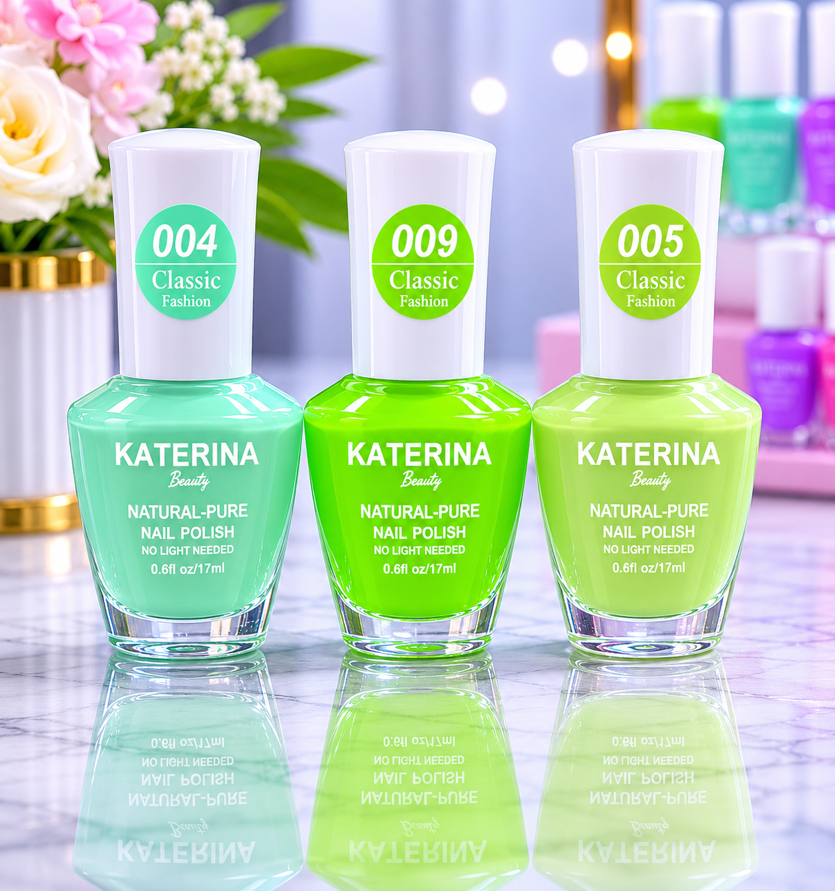 KATERINA Beauty Natural-Pure Nail Polish – Classic Fashion Collection (24 Colors) - Image 13