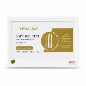 أظافر سوفت جل فينمي لون ذهبي - Vinimay Soft Gel Tips Gold