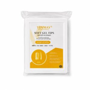 أظافر سوفت جل فينمي لون أصفر - Vinimay Soft Gel Tips Yellow