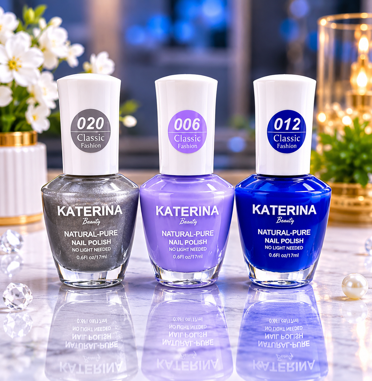 KATERINA Beauty Natural-Pure Nail Polish – Classic Fashion Collection (24 Colors) - Image 3