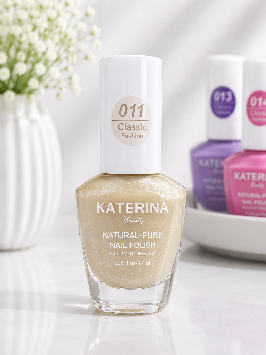 KATERINA Beauty Natural-Pure Nail Polish – Classic Fashion Collection (24 Colors) - Image 29