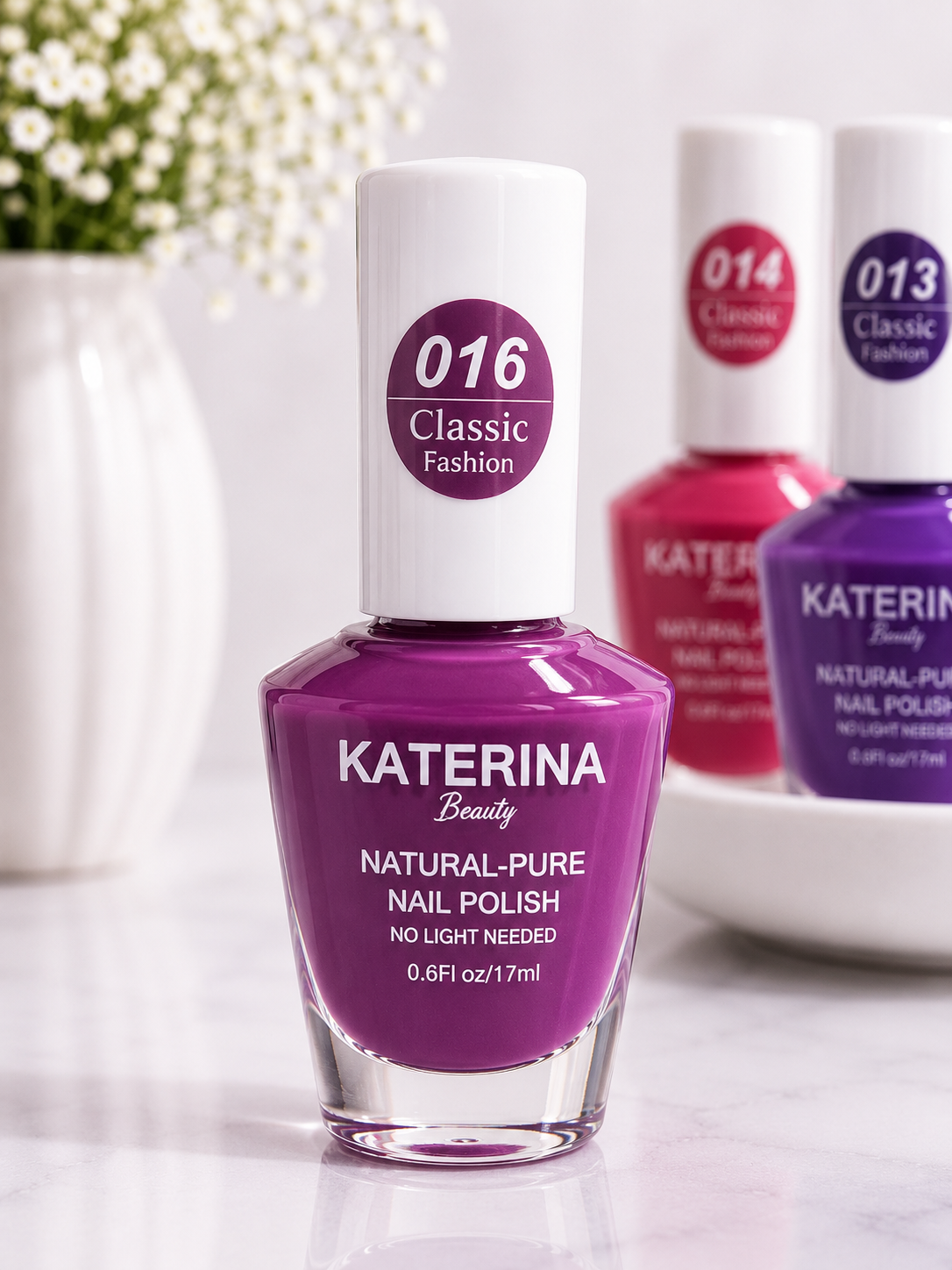 KATERINA Beauty Natural-Pure Nail Polish – Classic Fashion Collection (24 Colors) - Image 17