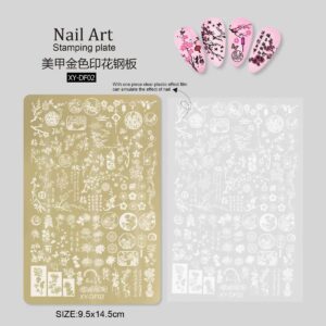 لوح طباعة أظافر - Nail Stamping Plate