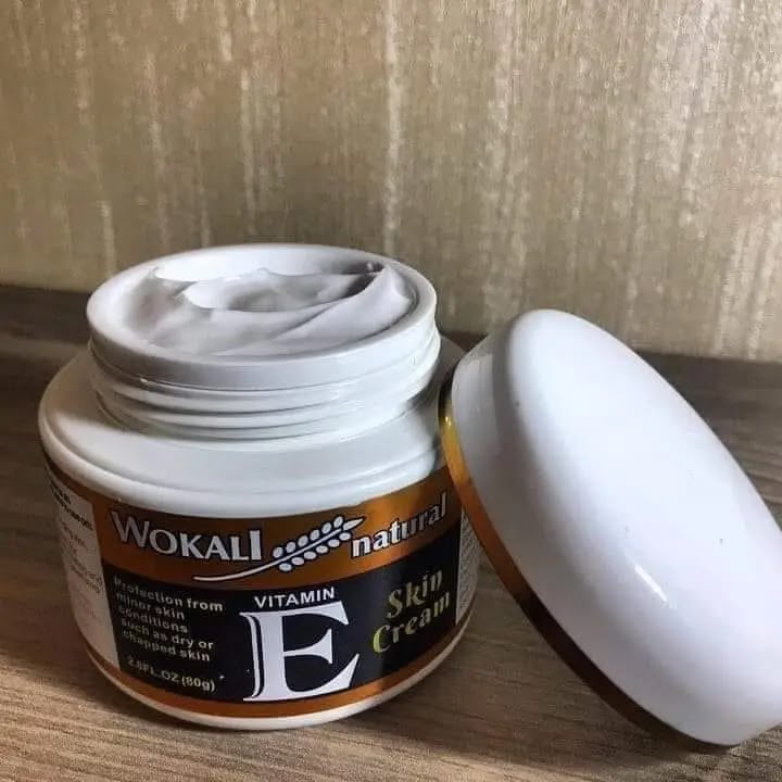Wokali Natural Vitamin E Skin Cream – كريم فيتامين E للبشرة 80 جم - الصورة 4