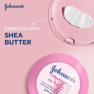 Johnson's كريم ترطيب ناعم لـ 24 ساعة 200 مل