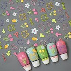 ستكر أظافر رقم 199 - Nail Stickers Model 199