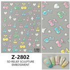 ستكر أظافر رقم 210 - Nail Stickers Model 210