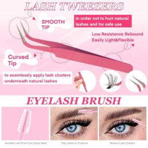 640PCS Cluster Eyelash Extension Kit
