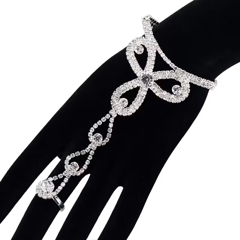 Openwork Teardrop Wrap Bracelet