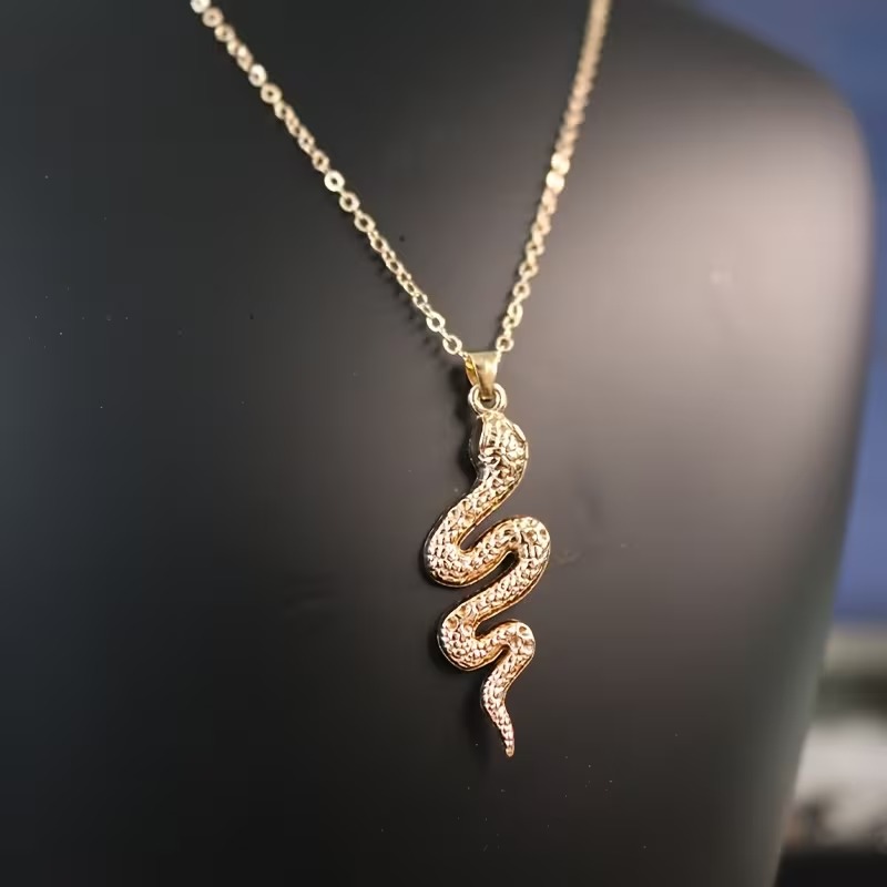 Snake Necklace & Earring Set