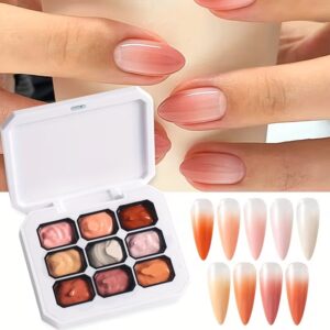 9-Color Ombre Nail Gel Set