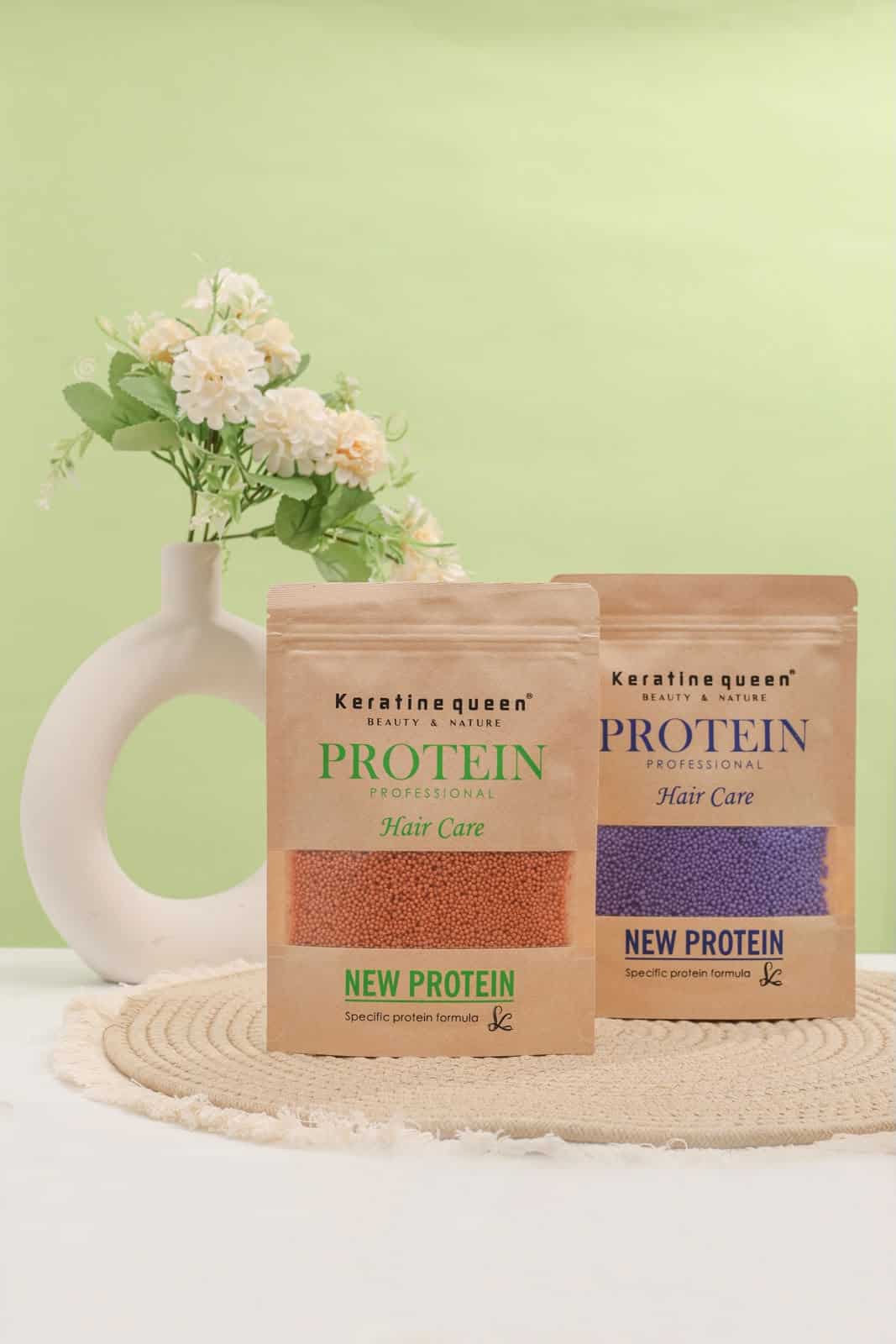 Keratine Queen New Protein Hair Treatment Sachet كيس معالجة الشعر بالبروتين الجديد من "كيراتين كوين"