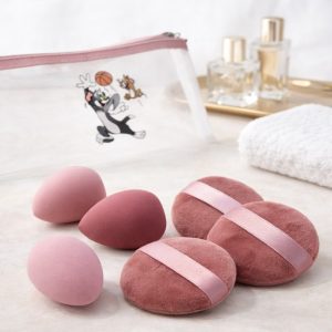 Makeup Sponge Set (Beauty Blender + Fabric Sponge)