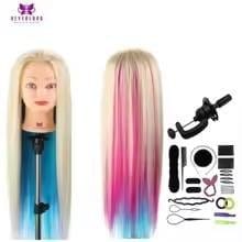Heat-Resistant Hair Training Head for Hairstyling Practice