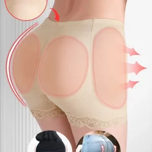 Padded Butt Lifter Corrective Underwear Butt Enhancer Body Shaper Modeling Strap Fake Hip Shapwear Underwear Push Up Panties
