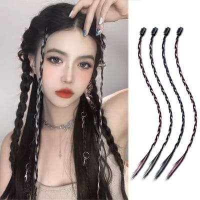 Braided Hair Extension – Ready-to-Install Natural Look Braids – Lightweight & Easy to Wear