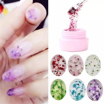 Flower Fairy Uv Gel Colorful Nail Polish Semi Transparent