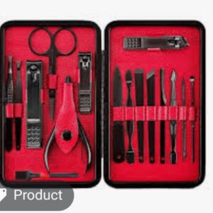 Manicure Set Nail Clipper Set -15 Piece Stainless Steel Nail Care Tools