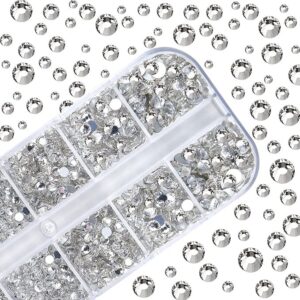 ستراس أظافر شفاف لامع - Shiny Clear Nail Rhinestones