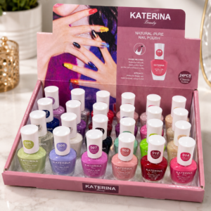 KATERINA Beauty Natural-Pure Nail Polish – Classic Fashion Collection (24 Colors)